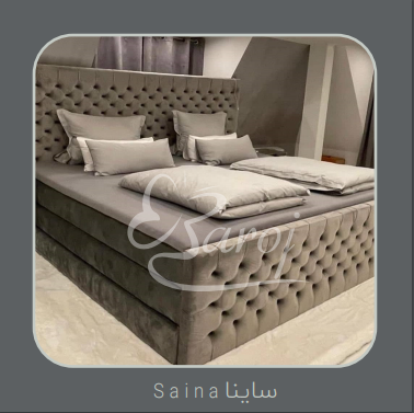 تختخواب لمسه باروژ مدل ساینا