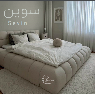 تختخواب لمسه باروژ مدل سوین